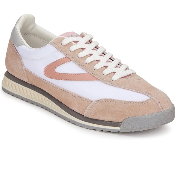 Tretorn Women's , Rawlins Retro Lace-up Sneaker, Blush (sizes 6 - 10) - Picture 2 of 2